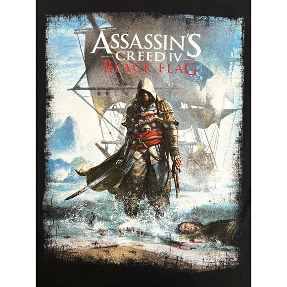 Assassin’s Creed IV: Black Flag Pirate T-Shirt - Size L - Ubisoft Official Tee - Picture 4 of 10